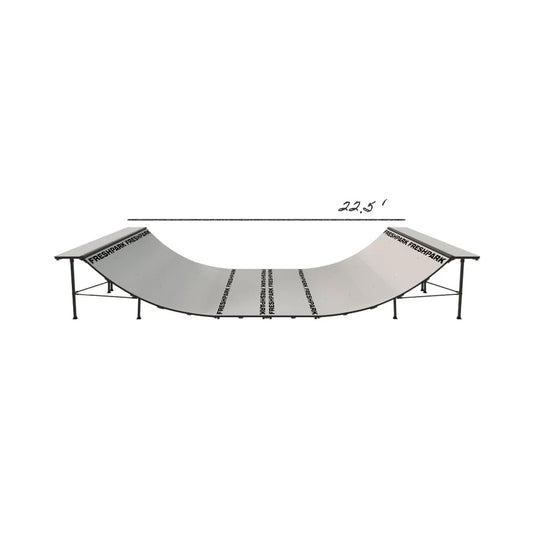 Portable Mini Ramp Halfpipe – 4' H x 8' W