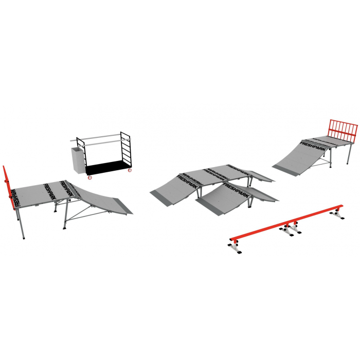 Park in a Cart Portable Skatepark