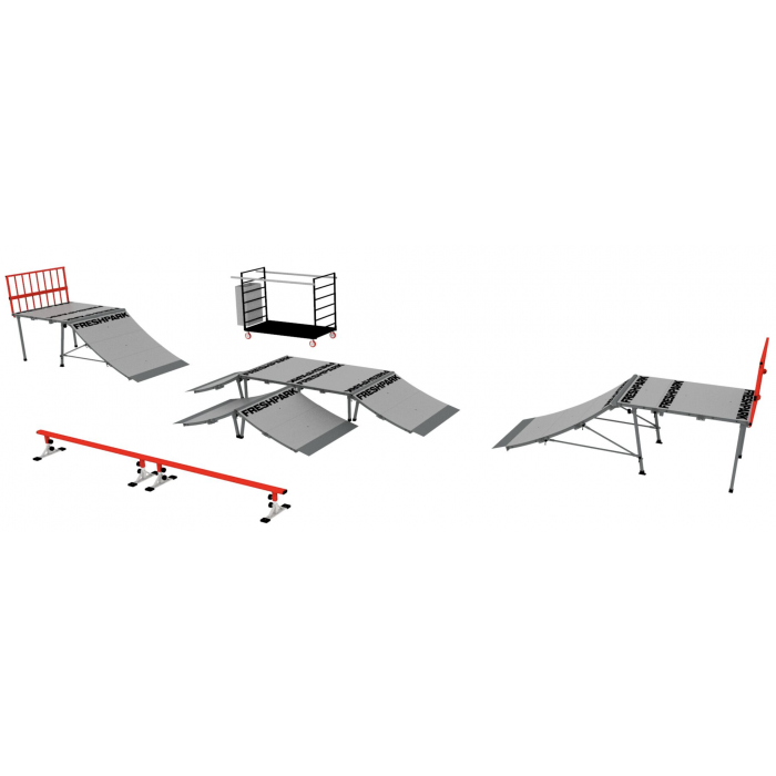Park in a Cart Portable Skatepark