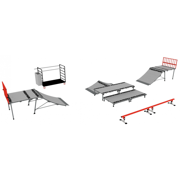 Park in a Cart Portable Skatepark