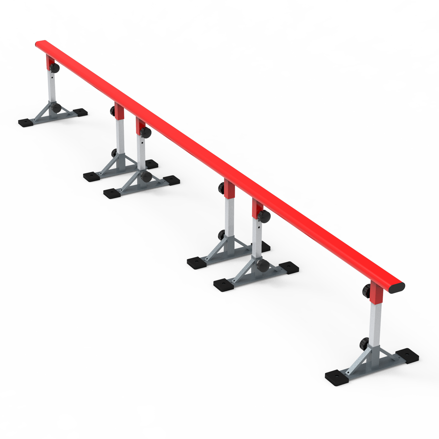 12 Foot Grind Rail- (3) 4FT Grind Rails