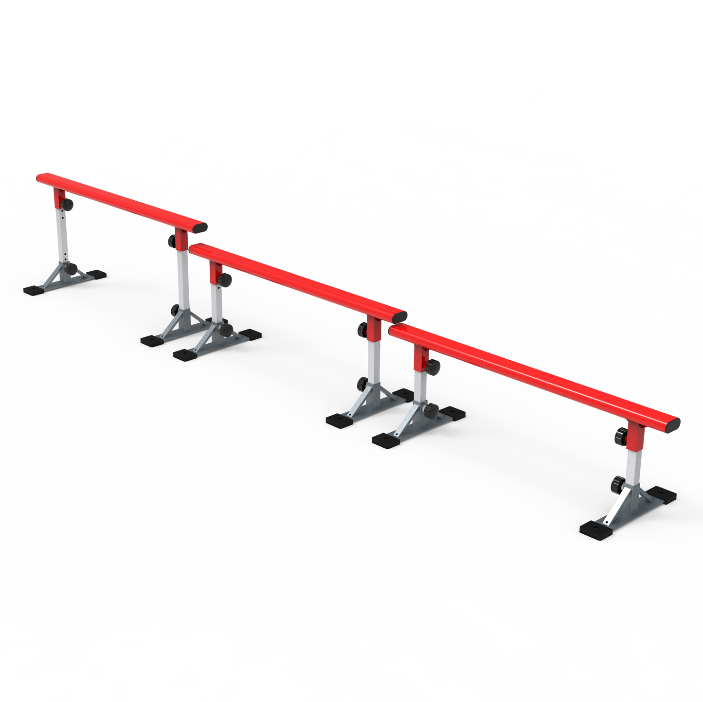 12 Foot Grind Rail- (3) 4FT Grind Rails