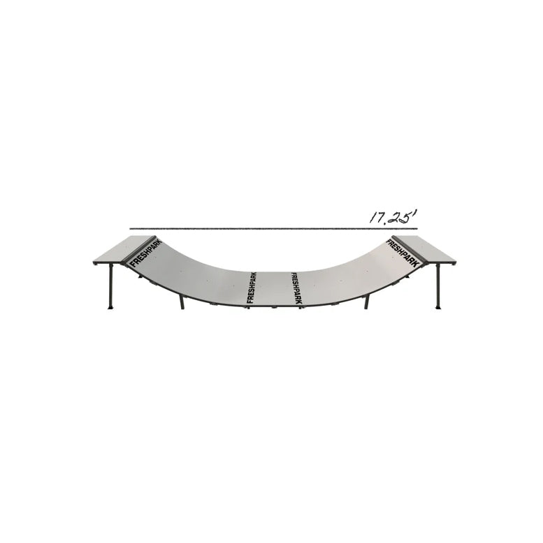 3 FT HIGH x 4 FT WIDE Mini Ramp Half-Pipe