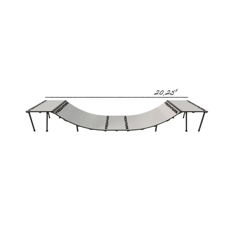 Portable Mini Ramp Halfpipe – 3' H x 4' W