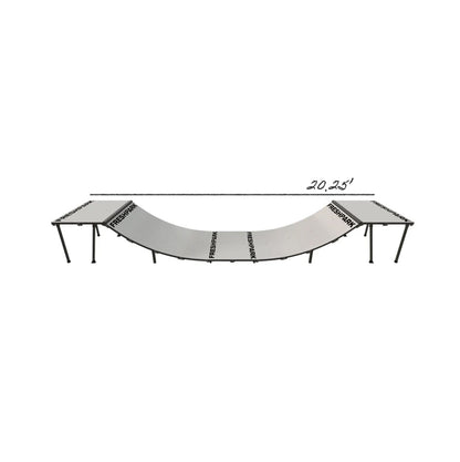 Portable Mini Ramp Halfpipe – 3' H x 4' W