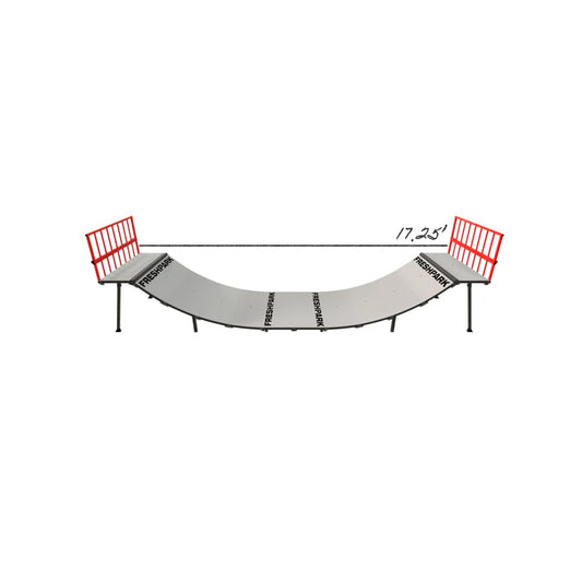 Portable Mini Ramp Halfpipe – 3' H x 4' W