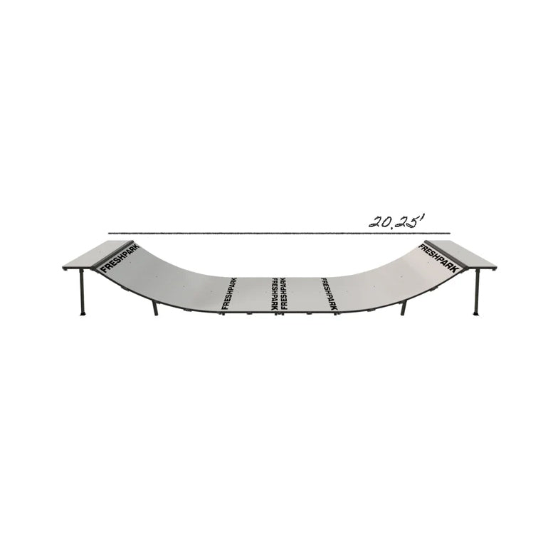 Portable Mini Ramp Halfpipe – 3' H x 4' W