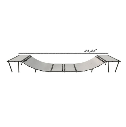 Portable Mini Ramp Halfpipe – 3' H x 4' W