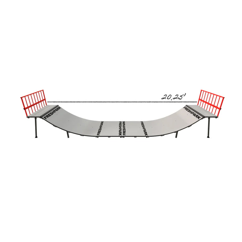 Portable Mini Ramp Halfpipe – 3' H x 4' W