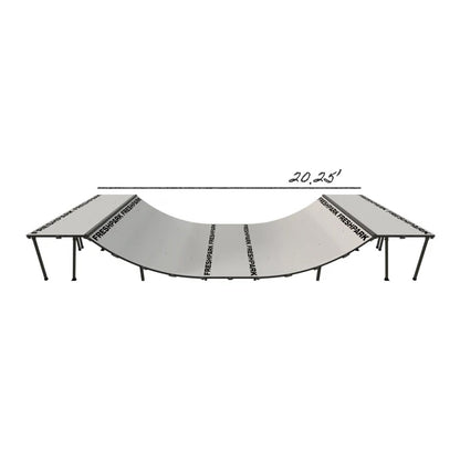 Portable Mini Ramp Halfpipe – 3' H x 8' W