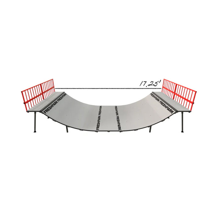 Portable Mini Ramp Halfpipe – 3' H x 8' W