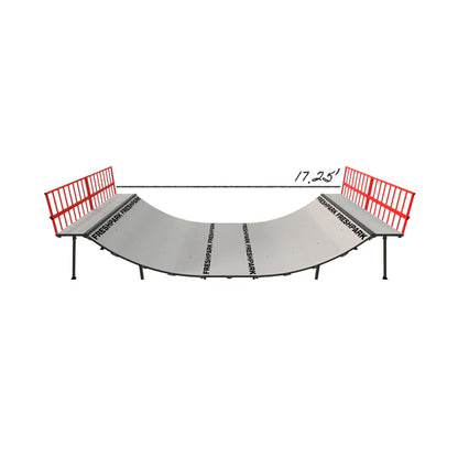 Portable Mini Ramp Halfpipe – 3' H x 8' W