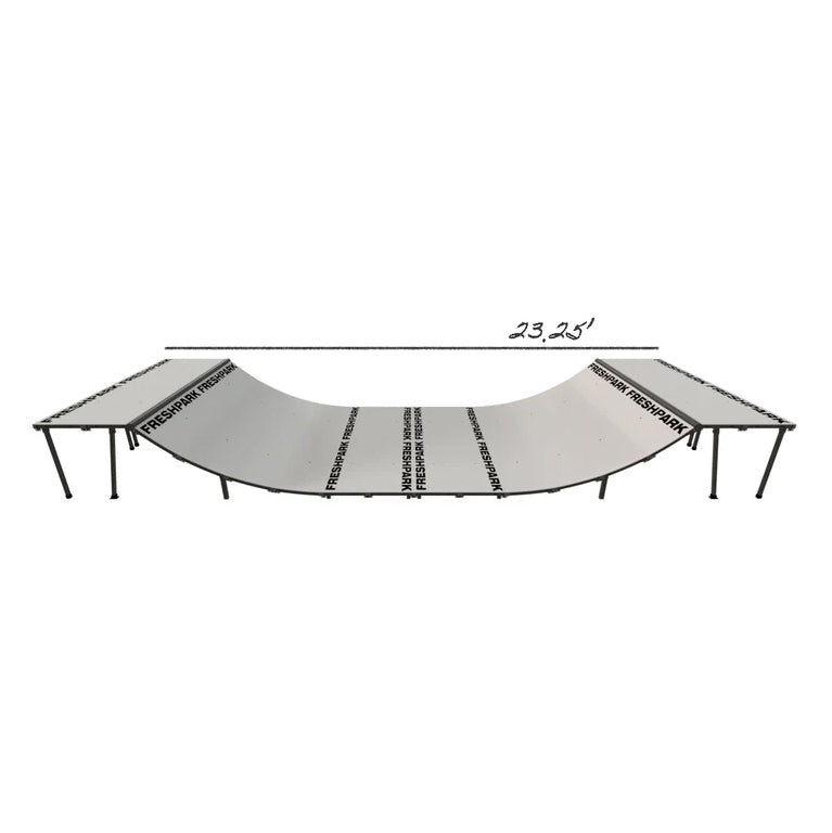 Portable Mini Ramp Halfpipe – 3' H x 8' W