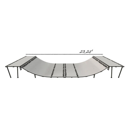 Portable Mini Ramp Halfpipe – 3' H x 8' W