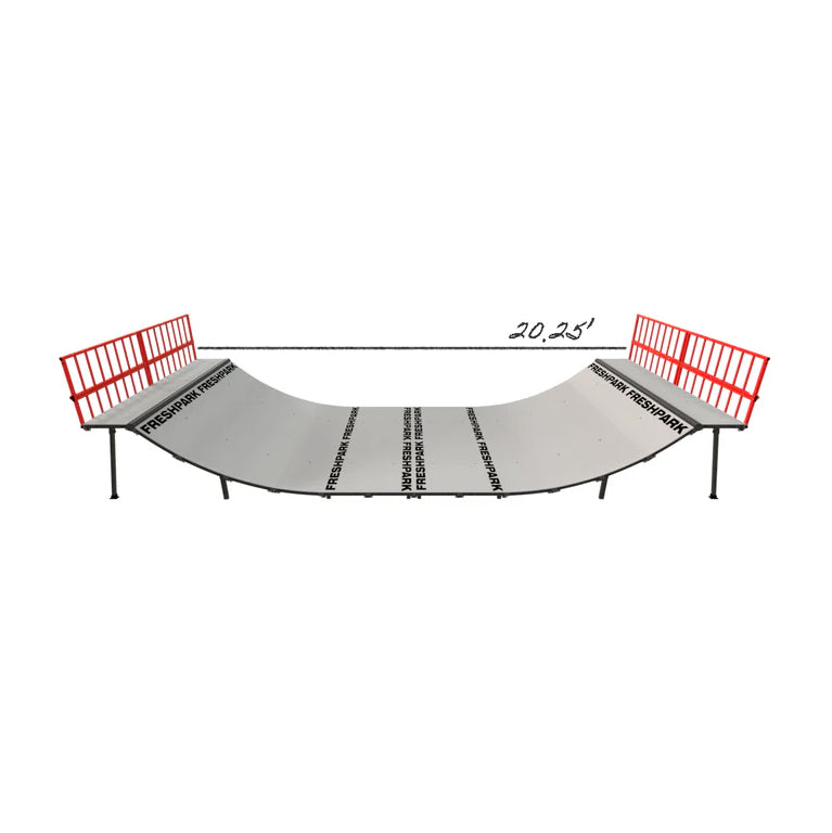 Portable Mini Ramp Halfpipe – 3' H x 8' W