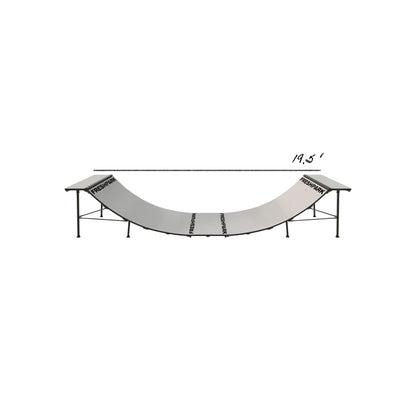 Portable Mini Ramp Halfpipe – 4' H x 4' W