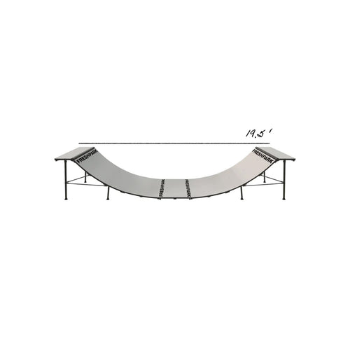 Portable Mini Ramp Halfpipe – 4' H x 4' W