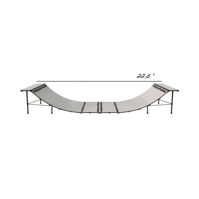 4 FT HIGH x 4 FT WIDE Mini Ramp Half-Pipe