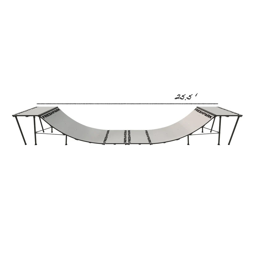 Portable Mini Ramp Halfpipe – 4' H x 4' W