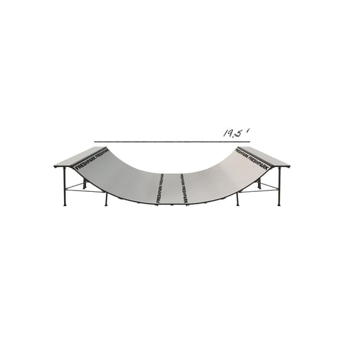 Portable Mini Ramp Halfpipe – 4' H x 8' W