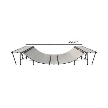 Portable Mini Ramp Halfpipe – 4' H x 8' W