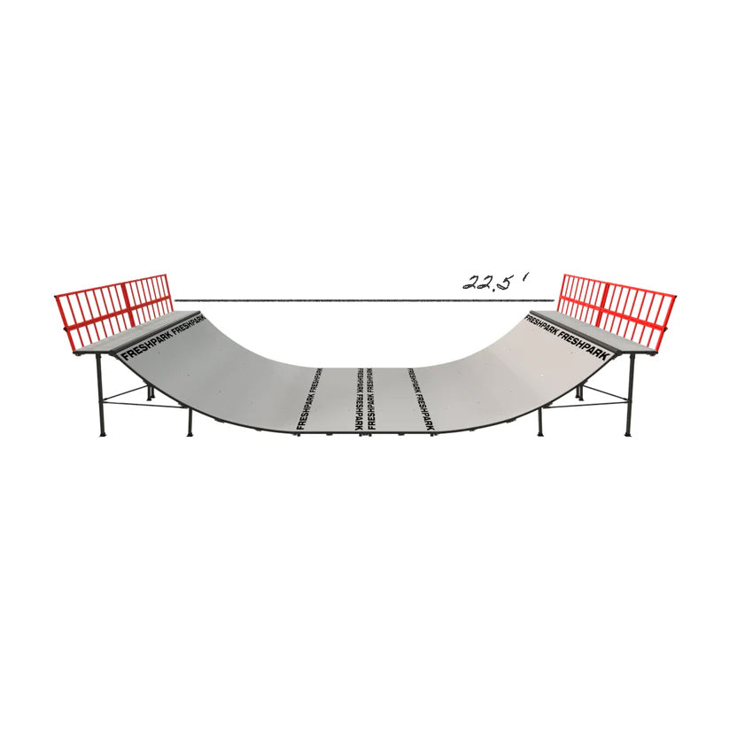 Portable Mini Ramp Halfpipe – 4' H x 8' W