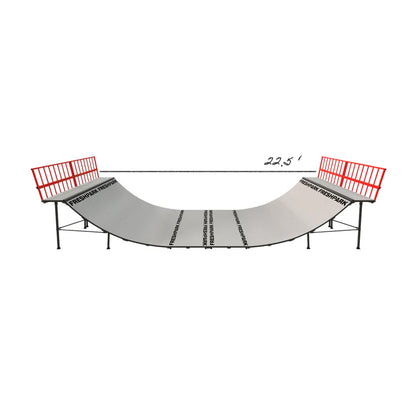 Portable Mini Ramp Halfpipe – 4' H x 8' W