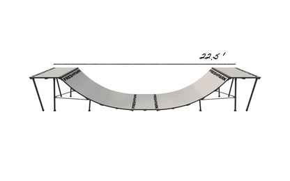 4 FT HIGH x 4 FT WIDE Mini Ramp Half-Pipe