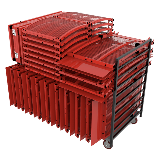 BMX Dual Pump Track on a Cart