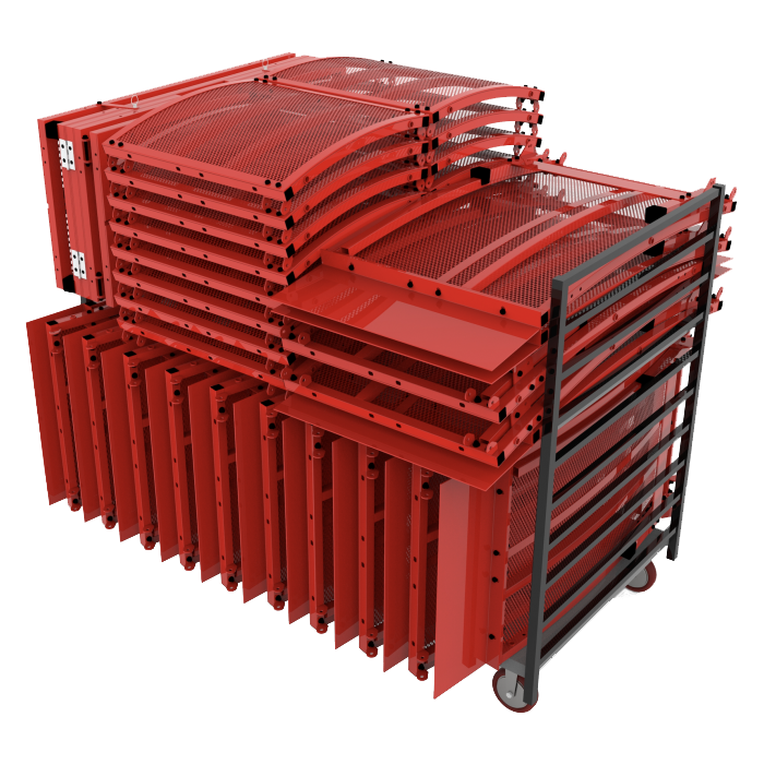 BMX Dual Pump Track on a Cart