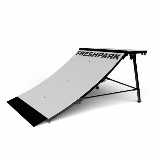 White and black ramp with 'FRESHPARK' branding on a white background
