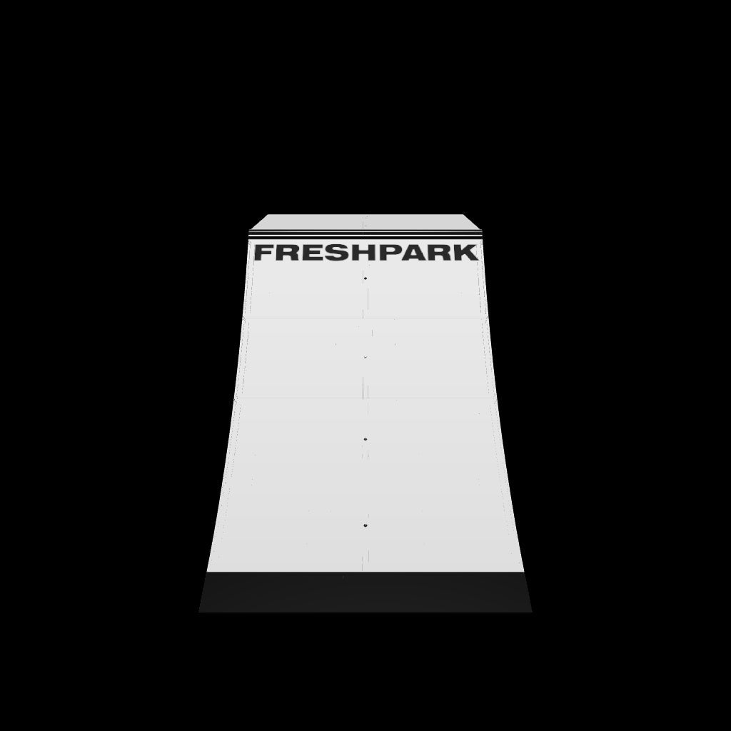 4 by 4 freshpark quarter pipe augmented 3d