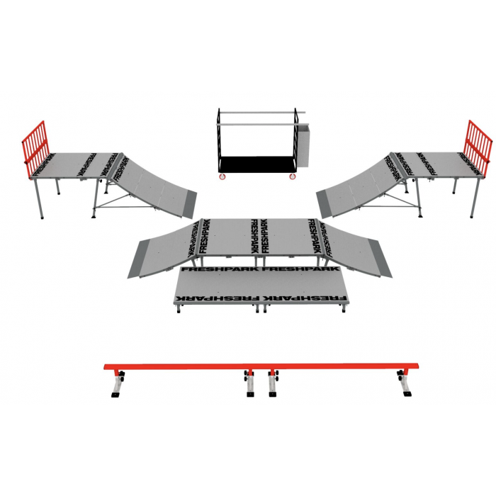Park in a Cart Portable Skatepark