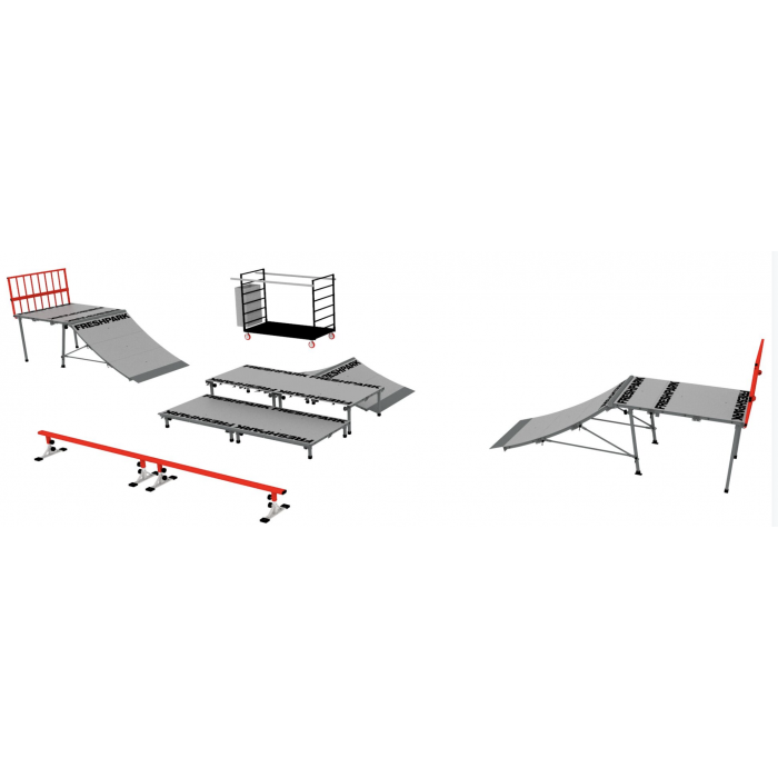 Park in a Cart Portable Skatepark
