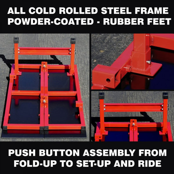Cold Rolled Steel Frame Powder Coated Easy Set Up and Fold