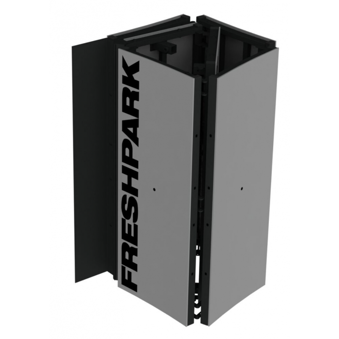 Quarter Pipe Folded for Easy Storage