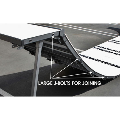 22'6"L x 12'W x 4'H Half Pipe Mini Ramp (Pre-Order)