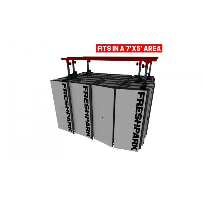 Freshpark Skatepark Layout 8 Folded for Storage