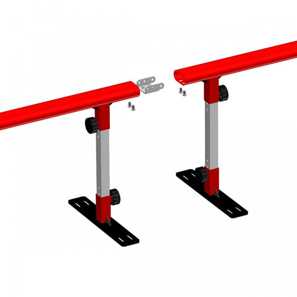 Easily Attach Two 6 Foot Grind Rails for 12 Foot Long