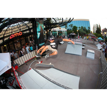 Skatepark built in front of AMC Theater