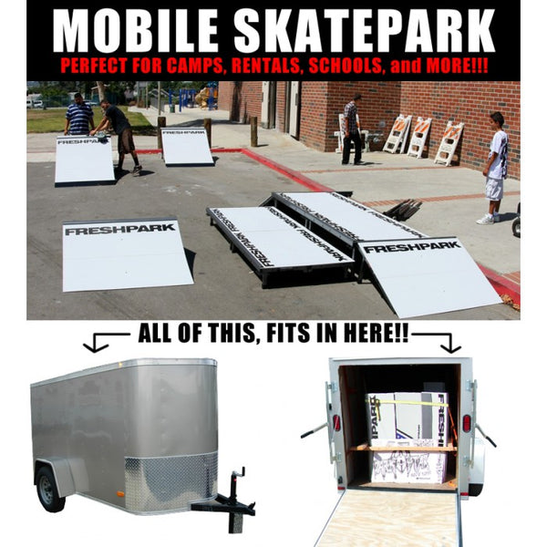Park in a Trailer Portable Skatepark