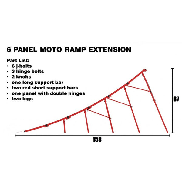 MOTO RAMP 6th Panel Extension Kit