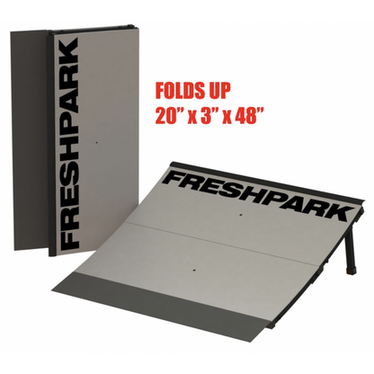 Folded Flat for Movement Placement and Storage