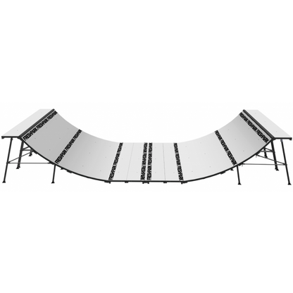 22'6"L x 12'W x 4'H Half Pipe Mini Ramp (Pre-Order)