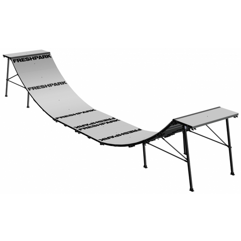 22'6"L x 4'W x 4'H Half Pipe Mini Ramp
