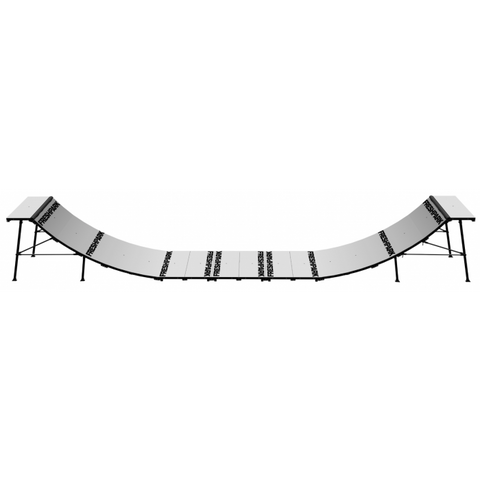 25'6"L x 4'W x 4'H Half Pipe Mini Ramp